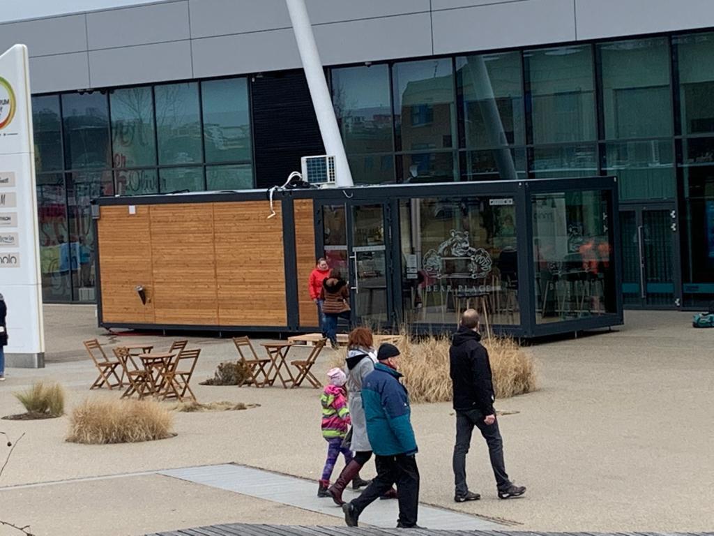 offene Bürocontainer von EUROPBOX